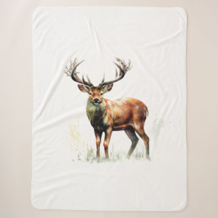 Cobertor Sherpa Enorme Deer