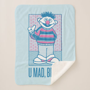 Cobertor Sherpa Ernie U Louco, Bert?