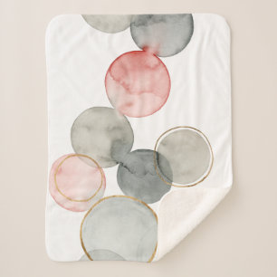 Cobertor Sherpa Esferas douradas