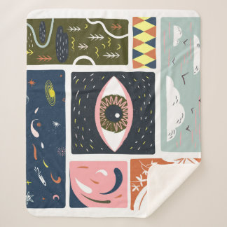 Cobertor Sherpa Espaço de Natureza em Quadrinhos: Ilustração do Ou