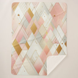 Cobertor Sherpa Espectro de Triângulo de Sombreamento