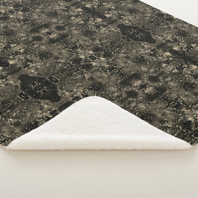 Cobertor Sherpa Espelhamento que parece veluz, tons beges clássico (3/4)