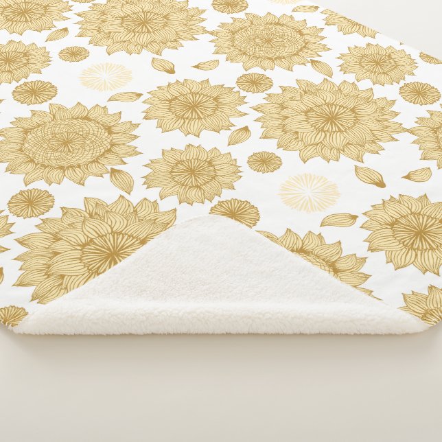 Cobertor Sherpa Espessura do sol II em branco (3/4)