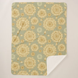 Cobertor Sherpa Espessura do Sol II em Oliva Mudada