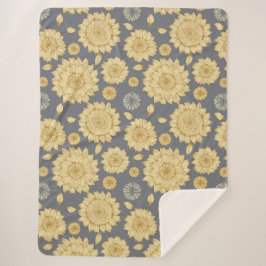 Cobertor Sherpa Espessura do Sol II Fundo Personalizado