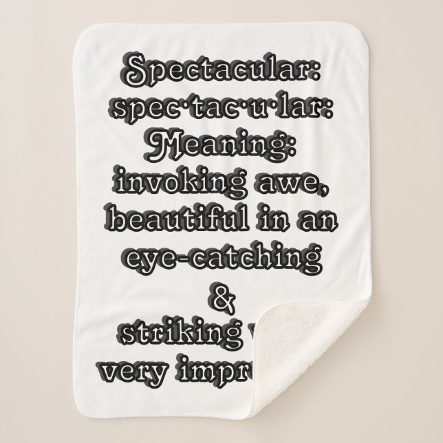 Cobertor Sherpa Espetacular: ・ de definição tac ・ u lar ・ (Frente)