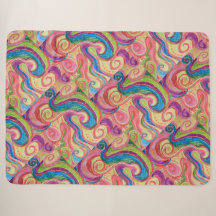 Espirais Rosa Abstrato