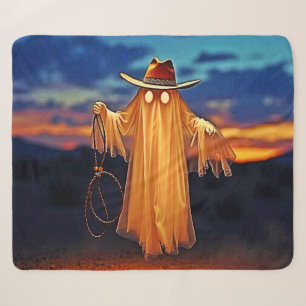 Cobertor Sherpa Espírito do Cowboy na Sunset Design