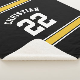 Cobertor Sherpa Esporte Novelty de Jersey Personalizado