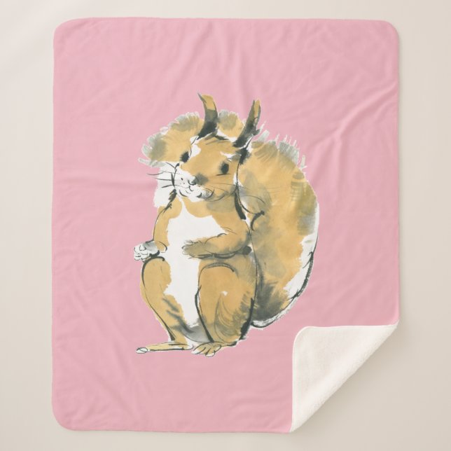 Cobertor Sherpa Esquilo (Frente)