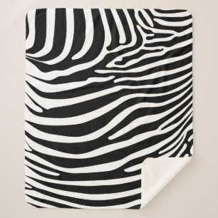 Cobertor Sherpa Estampa de Zebra