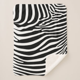 Cobertor Sherpa Estampa de Zebra