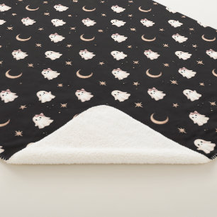 Cobertor Sherpa Estética Pastel Goth Halloween 