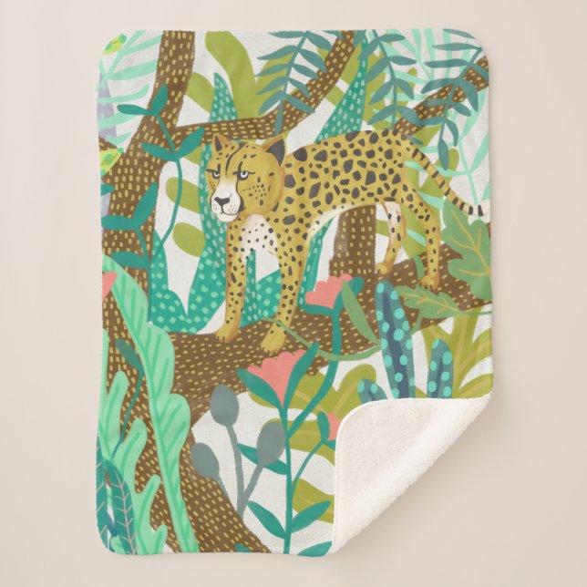 Cobertor Sherpa Estrada da Selva - Chita (Frente)