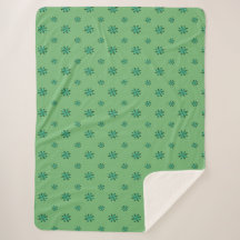 Cobertor Sherpa Estrela Verde