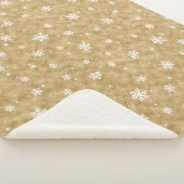 Cobertor Sherpa Estrelas Flocos de Neve Brilho Dou