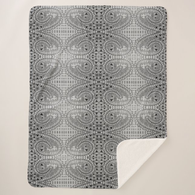 Cobertor Sherpa Estúdio 40: Floral Hamentaschen (Frente)