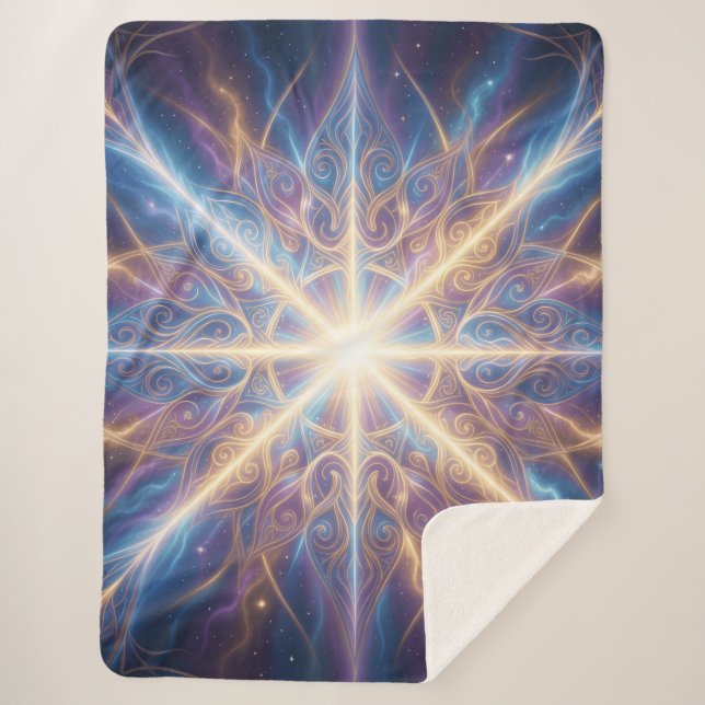 Cobertor Sherpa Ethereal Vision – Beyond Reality52 (Frente)