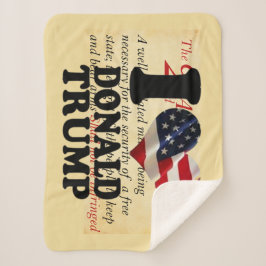 COBERTOR SHERPA EU AMO DONALD TRUMP