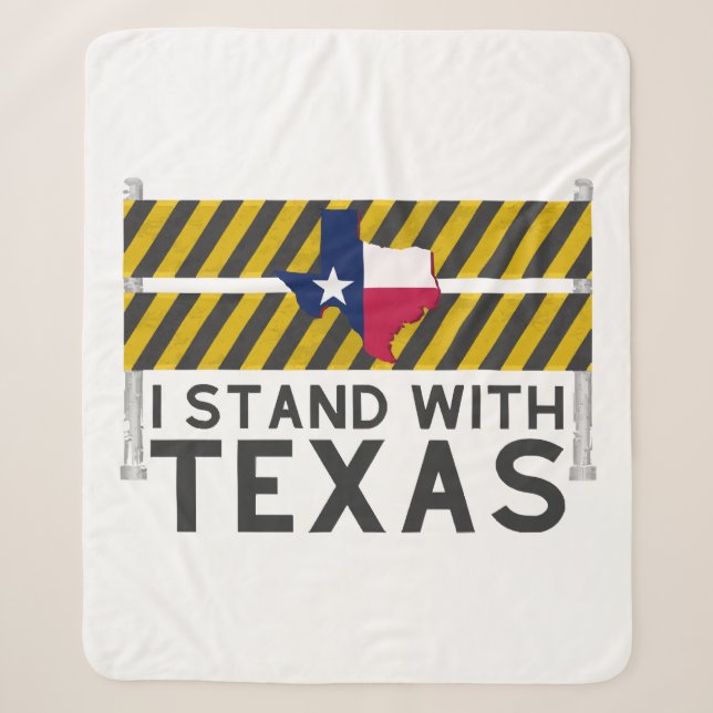 Cobertor Sherpa Eu Fico Com O Texas (Frente)