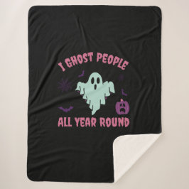 Cobertor Sherpa Eu Ghost Pessoas O Ano Todo
