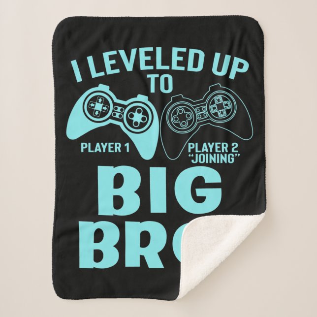 Cobertor Sherpa Eu Levei Para O Big Bro (Frente)