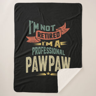 Cobertor Sherpa Eu não estou aposentado sou uma pista profissional