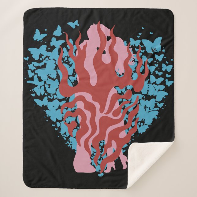 COBERTOR SHERPA EU TE AMO (Frente)