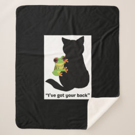 Cobertor Sherpa Eu tenho as suas costas