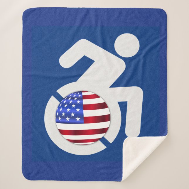 Cobertor Sherpa EUA Handicapped (Frente)