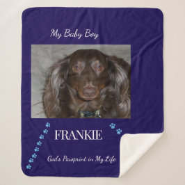 Cobertor Sherpa Everyday Pawprint Keepsake