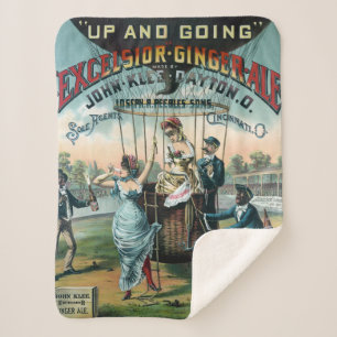 Cobertor Sherpa Excelsior Ginger Ale