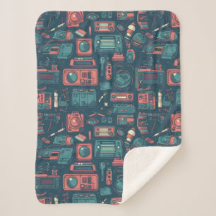 Cobertor Sherpa Explosão do passado: tecnologia da anos 80