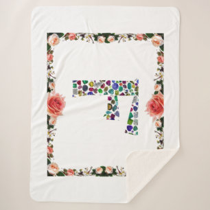 Cobertor Sherpa F Monograma