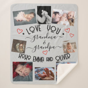 Cobertor Sherpa ✨ FAÇA O SEU PRÓPRIO AMOR Personalizado VOCÊ AVÓ E
