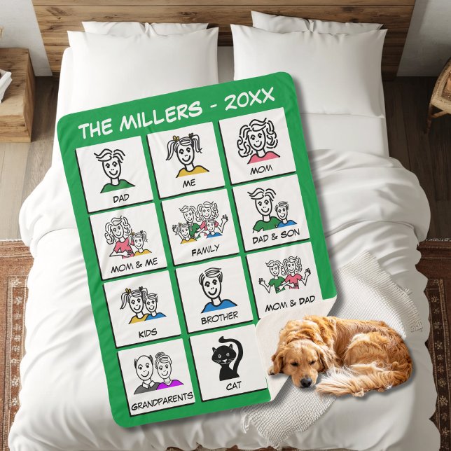 Cobertor Sherpa Faça sua própria colagem de fotos instantâneas ver (Criador carregado)