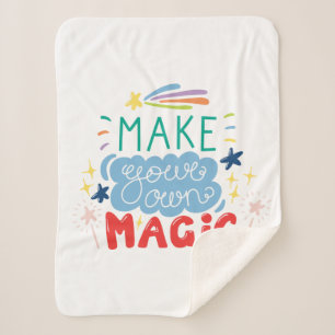 Cobertor Sherpa Faça sua própria magia