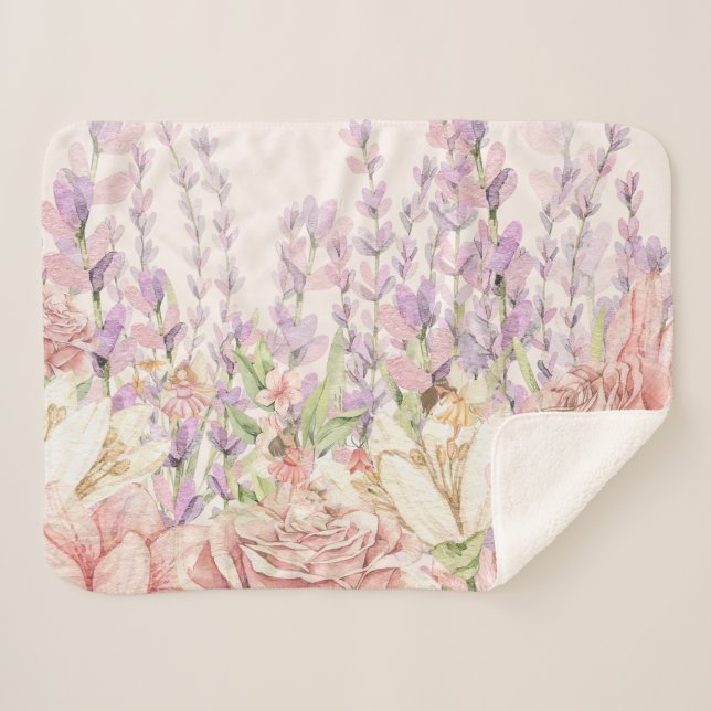 Cobertor Sherpa Fada Simples Encantada Sherpa Blanket (Frente (Horizontal))