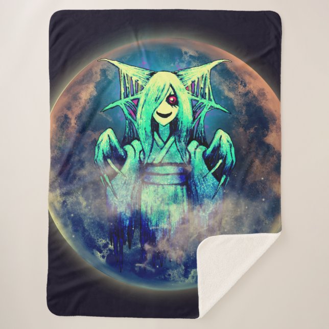 Cobertor Sherpa Fantasma (Frente)