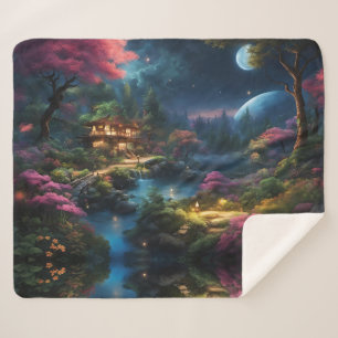 Cobertor Sherpa Fantasy Home e Jardim