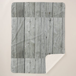 Cobertor Sherpa Farmhouse Moderno da Rússia cinza