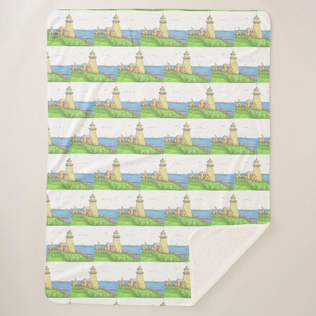 Cobertor Sherpa Farol Grande Sherpa Blanket (Frente)