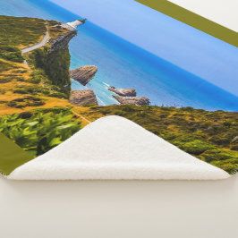 Cobertor Sherpa Farol Nugget Point, Nova Zelândia