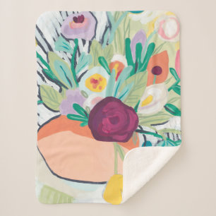 Cobertor Sherpa Fauvist Floral II