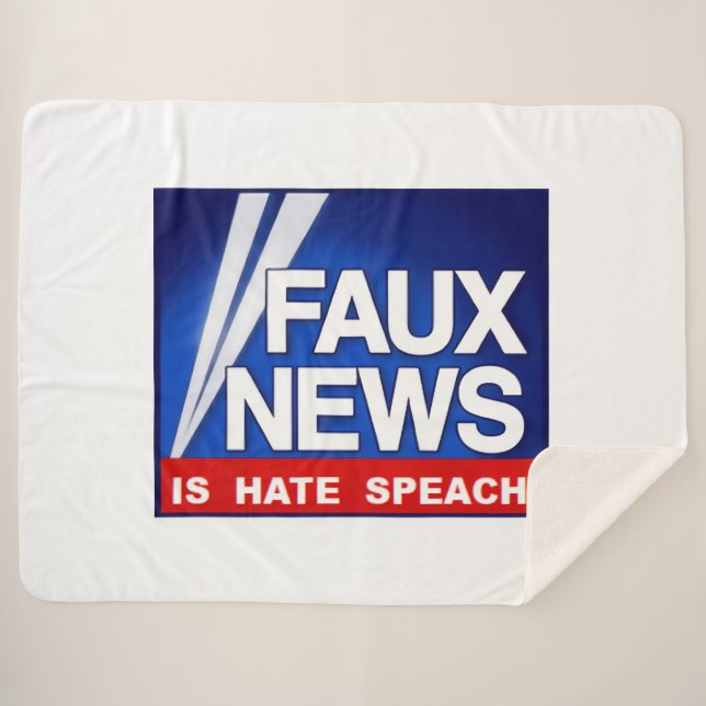 Cobertor Sherpa Faux News (Frente (Horizontal))