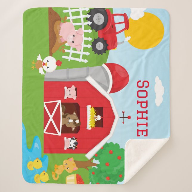 cobertor sherpa fazenda (Frente)