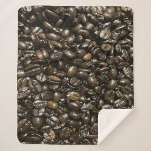 Cobertor Sherpa Feijões de café