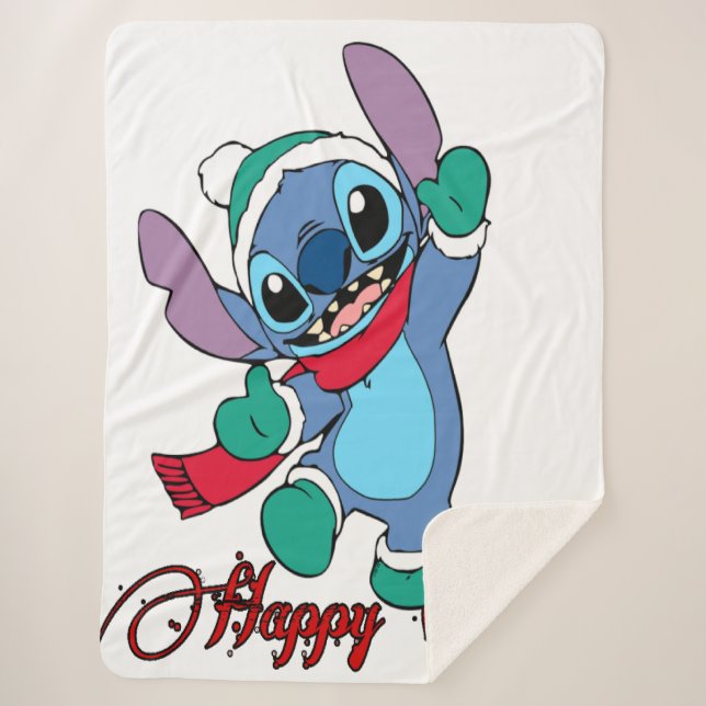 Cobertor Sherpa Feliz inverno (Frente)