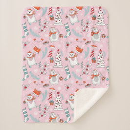 Cobertor Sherpa Feliz Natal Sherpa Blanket