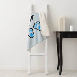 Cobertor Sherpa Felz pascoa azul